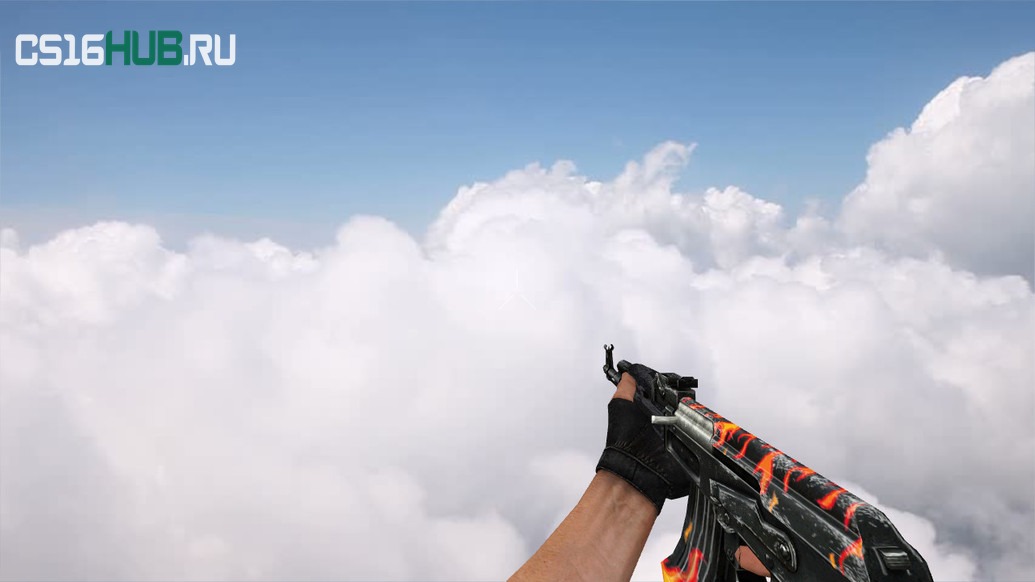 Модель «AK-47 Fire Madness» для CS 1.6