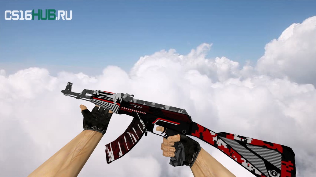 Модель «AK-47 Military Carbon» для CS 1.6