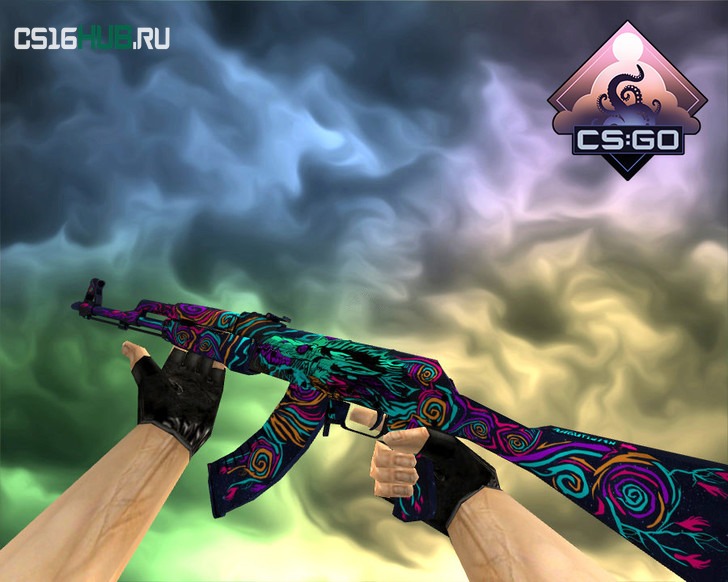 AK-47 | Пожелание на ночь (Nightwish) для CS 1.6