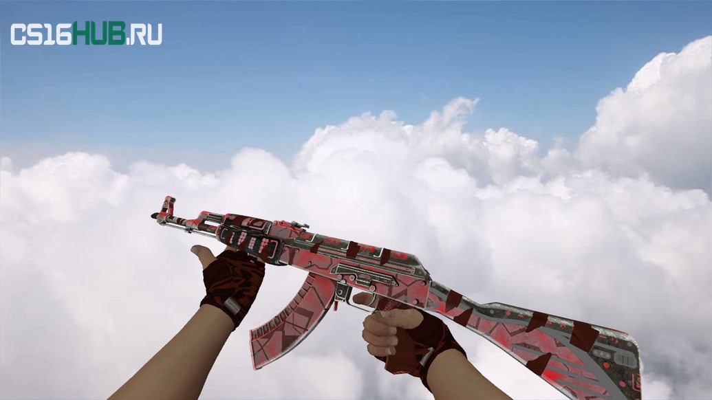 Модель «AK-47 Ruby Forged» для CS 1.6