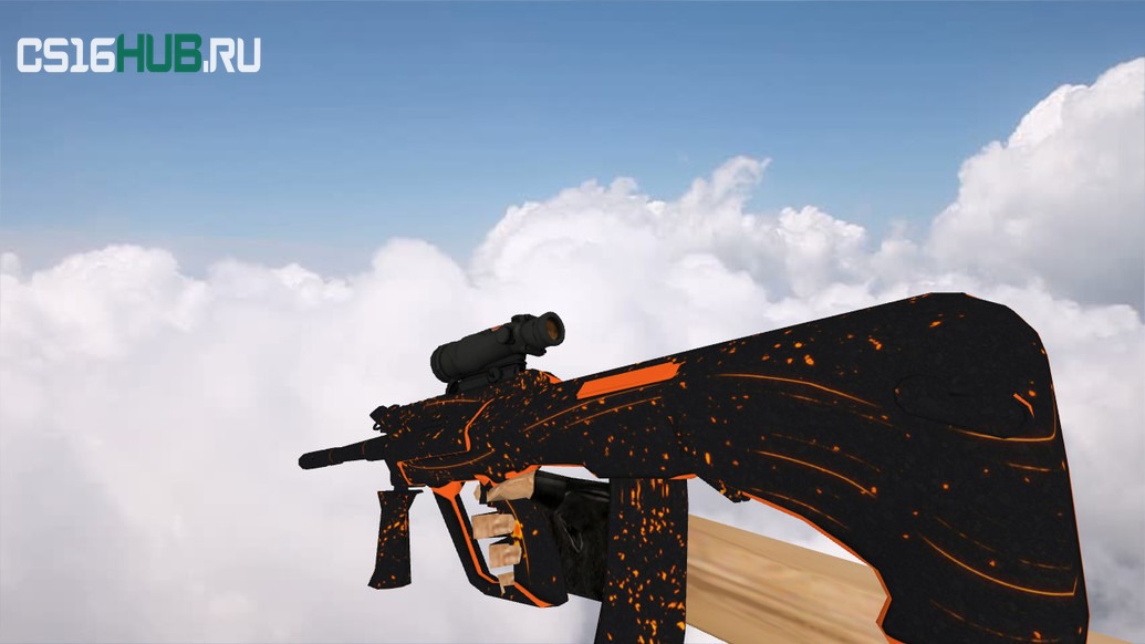 Модель «AUG Lavale» для CS 1.6