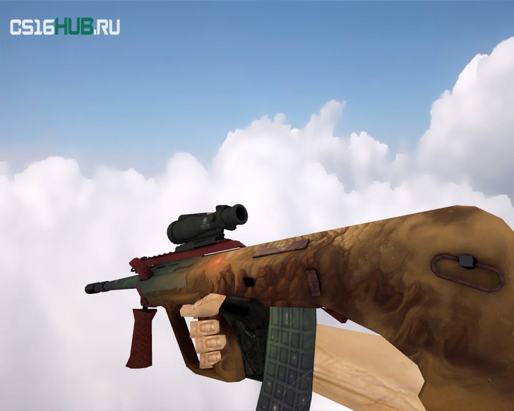 AUG | Песчаная буря (Sand Storm) для CS 1.6