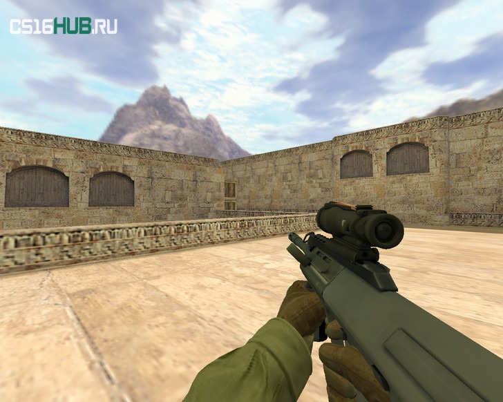 Модель «AUG Гроза» для CS 1.6