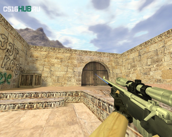 Модель «AWP Черный хром» для CS 1.6