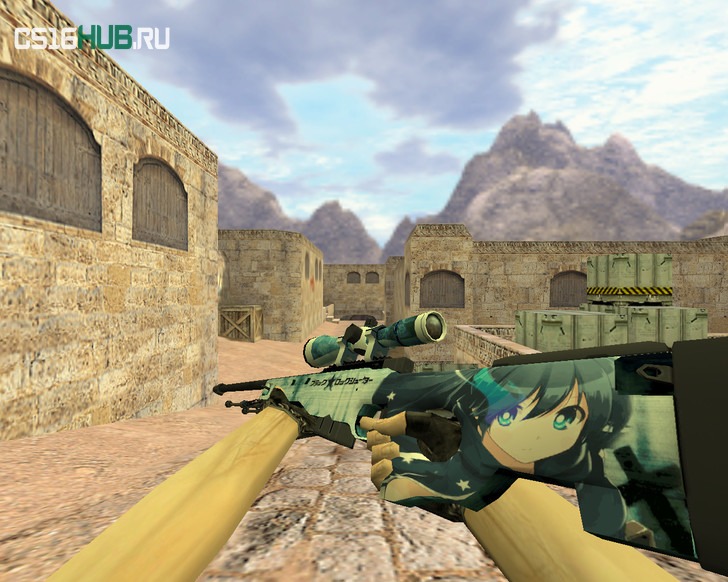 Модель «AWP Черная скала» для CS 1.6