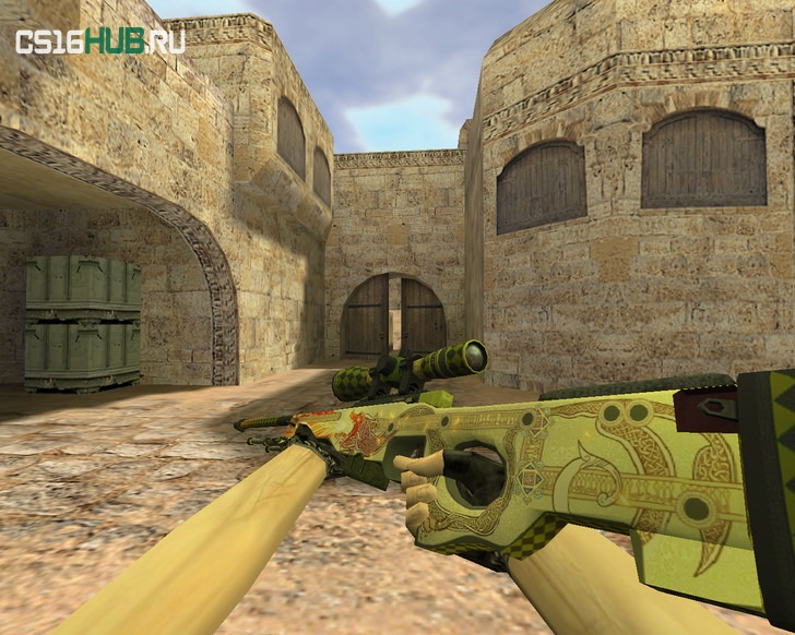Модель «AWP Драгон лор» для CS 1.6
