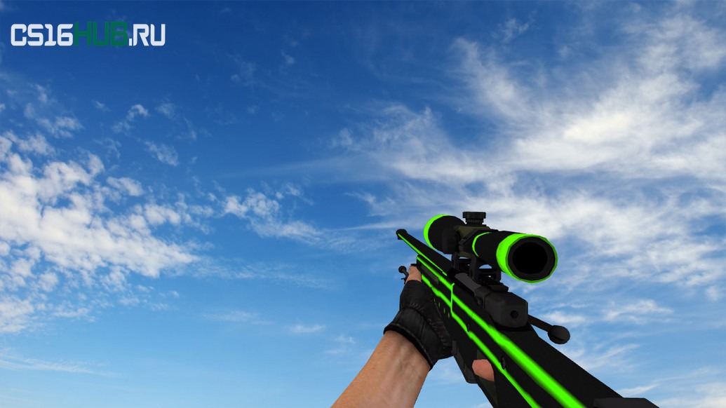 Модель «AWP «Зеленая линия»» для CS 1.6