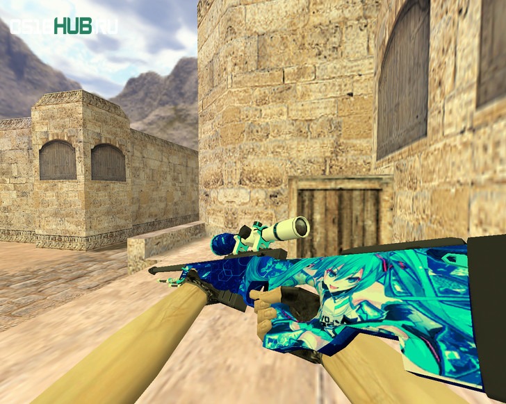 Модель «AWP Мику» для CS 1.6