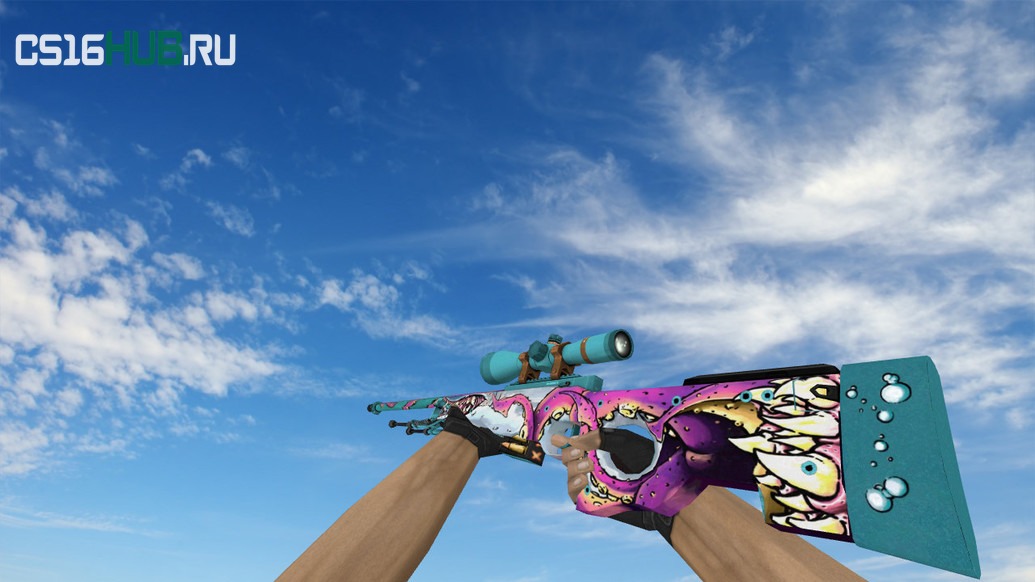 Модель «AWP Ocean Peak» для CS 1.6