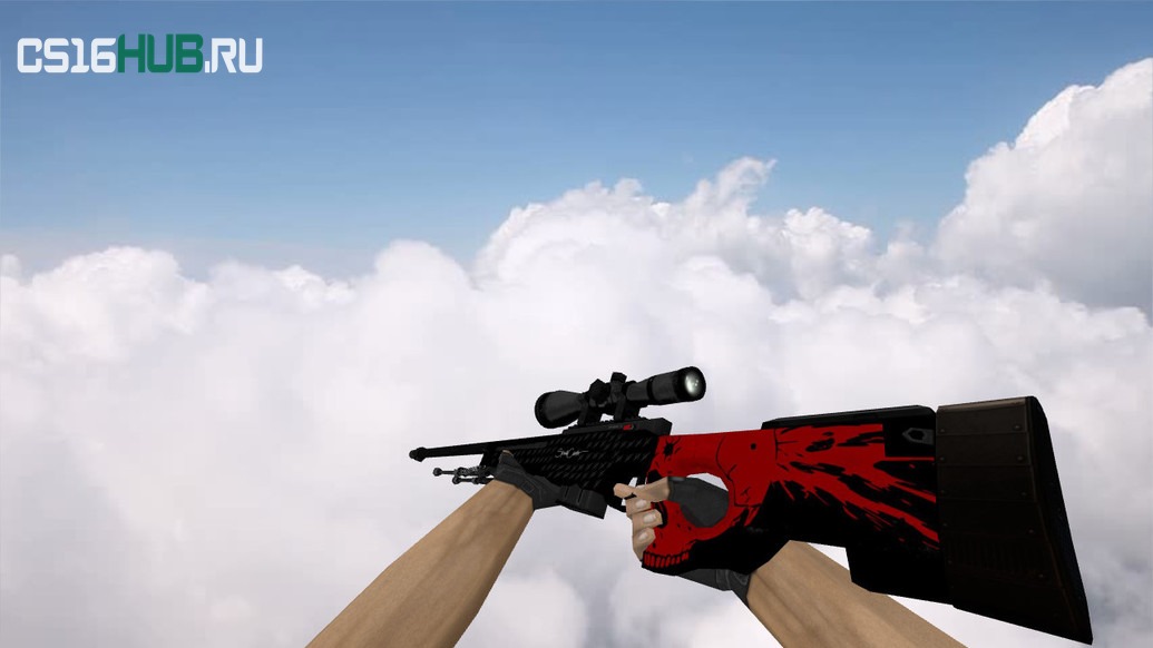 Модель «AWP Skull Counter» для CS 1.6