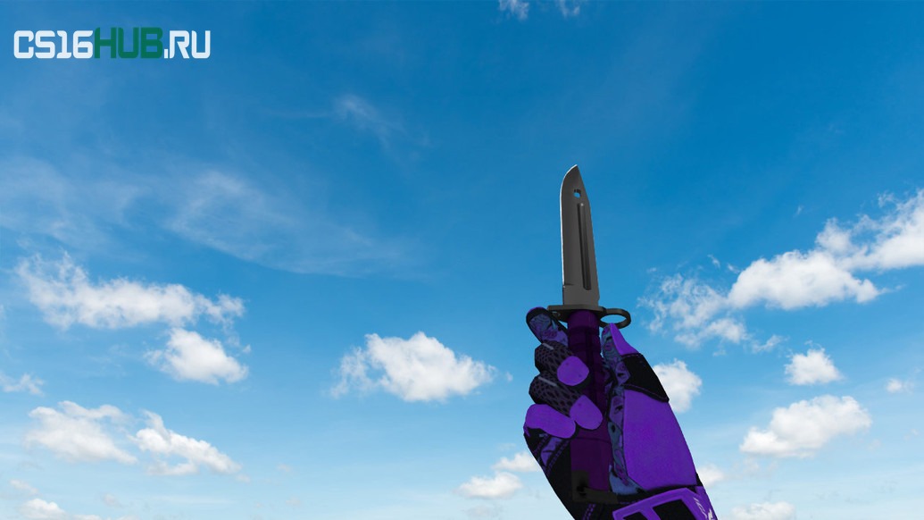 Модель «Штык-нож Ультрафиолет» для CS 1.6