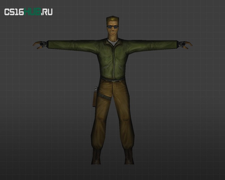 Модель «Террорист-блондин» для CS 1.6