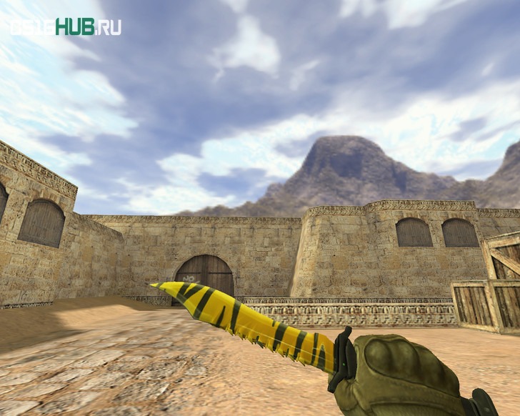 Модель «Нож Боуи Зуб тигра» для CS 1.6