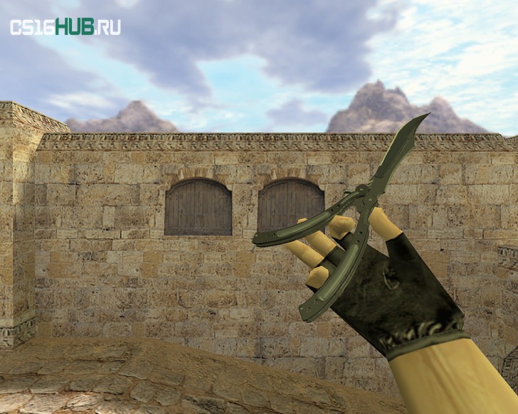 Модель «Нож-бабочка Ночь» для CS 1.6