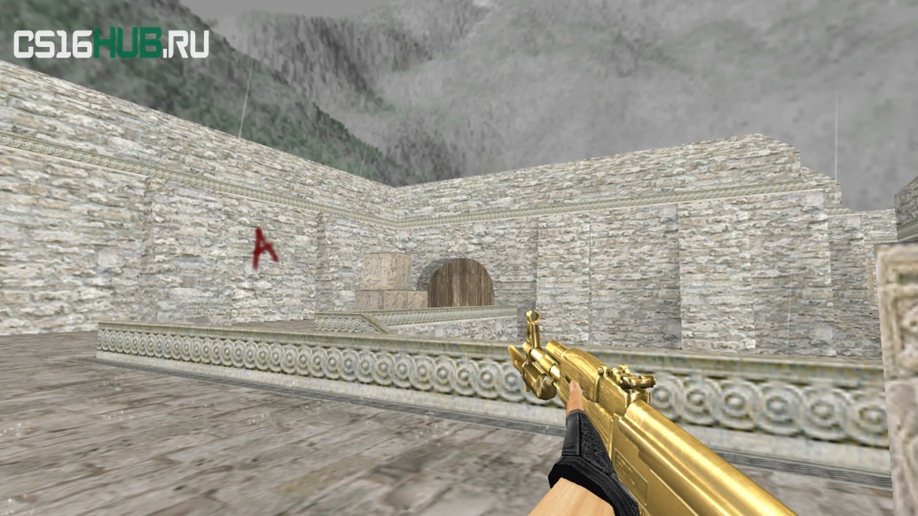 Золотой АК-47 из CrossFire для CS 1.6