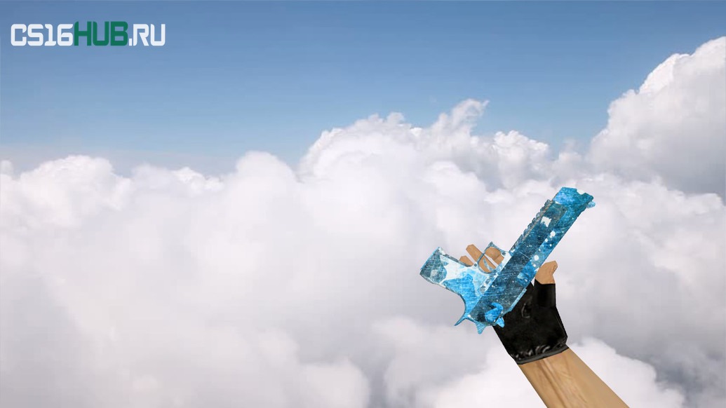 Модель «Deagle «Голубой кристалл»» для CS 1.6