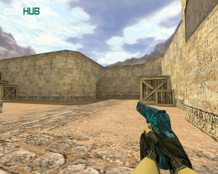Модель «Deagle Ржавый кобальт» для CS 1.6