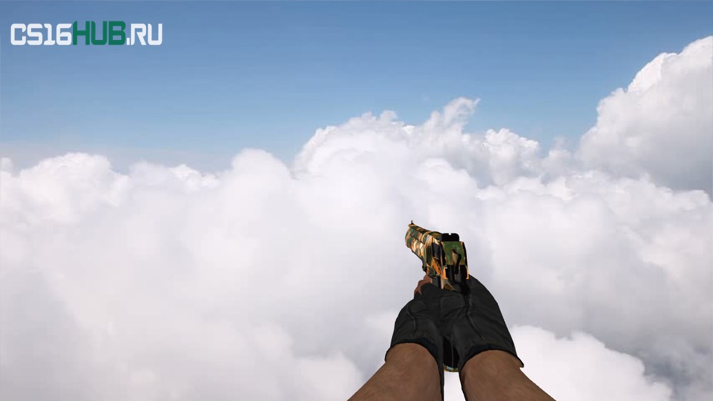 Модель «Deagle Gold Jungle» для CS 1.6