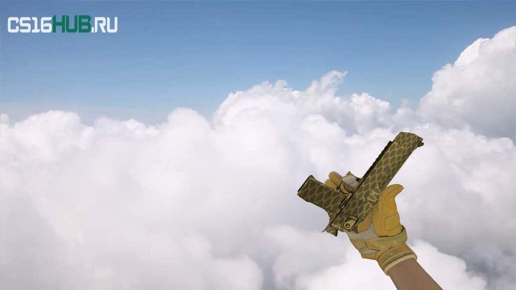Модель «Deagle Золотой карп» для CS 1.6