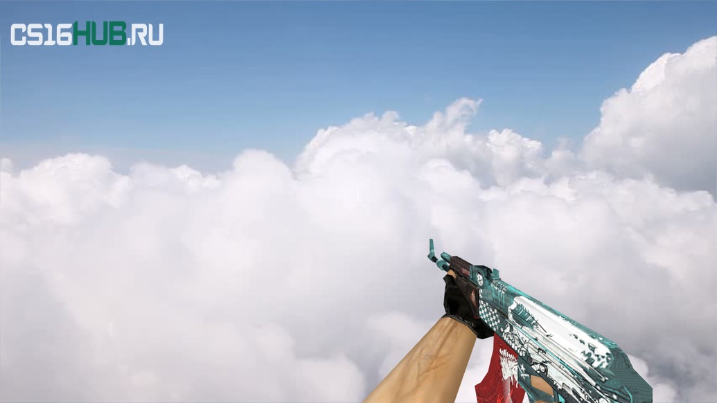 Модель «Default AK-47 Rise» для CS 1.6