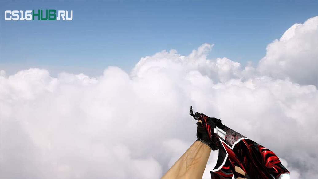 Модель «Default AK-47 Starladder» для CS 1.6