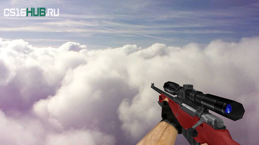 Модель «Default AWP Red Re-Color» для CS 1.6