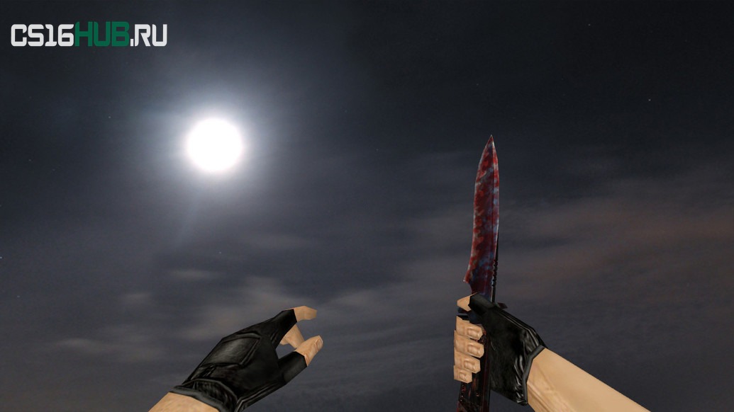 Модель «Default Knife Bloody» для CS 1.6