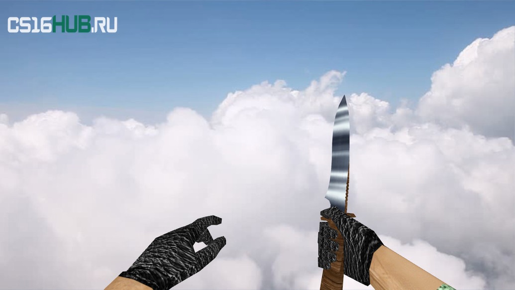 Модель «Default Knife Metal Wood» для CS 1.6