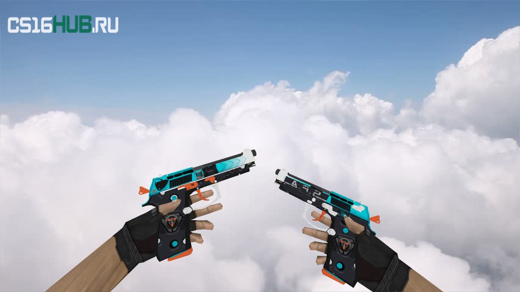 Модель «Dual Berettas Trigger Happy» для CS 1.6