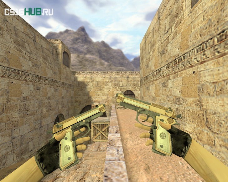 Модель «Dual Elites Золотой картель» для CS 1.6