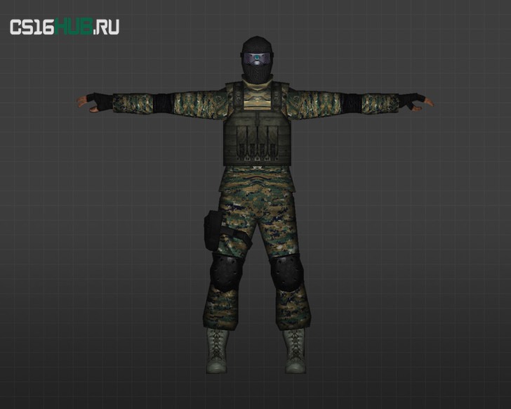 Модель «Элитный солдат» для CS 1.6