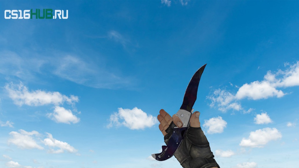 Модель «Falchion Black Pearl» для CS 1.6