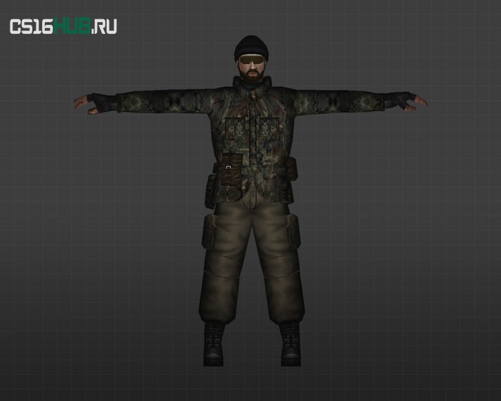 Модель «Террористы Лесной камуфляж» для CS 1.6