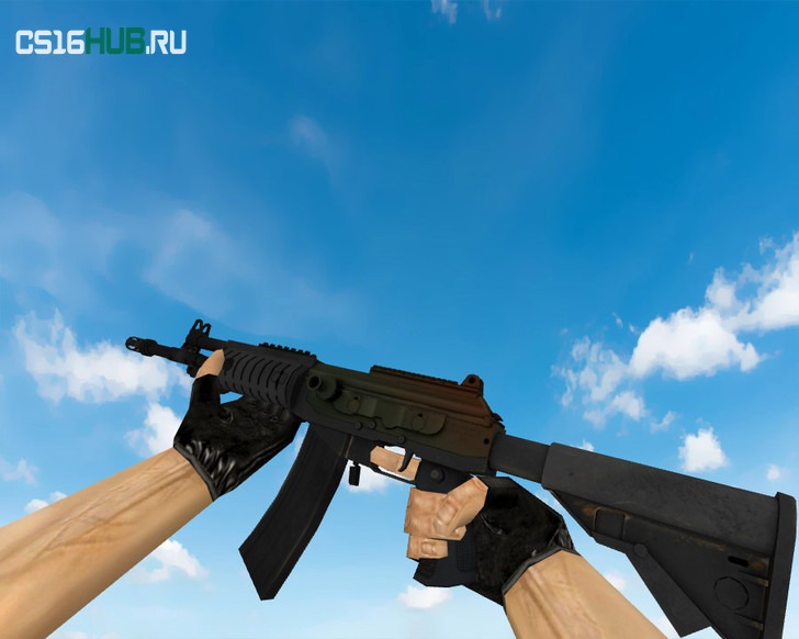 Автомат «Галиль» | Янтарный градиент (Amber Fade) для CS 1.6