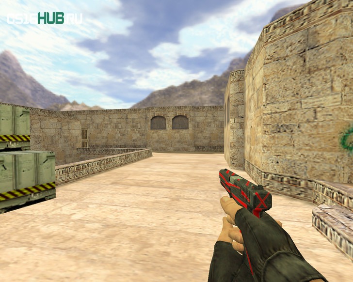 Модель «Glock Красная линия» для CS 1.6
