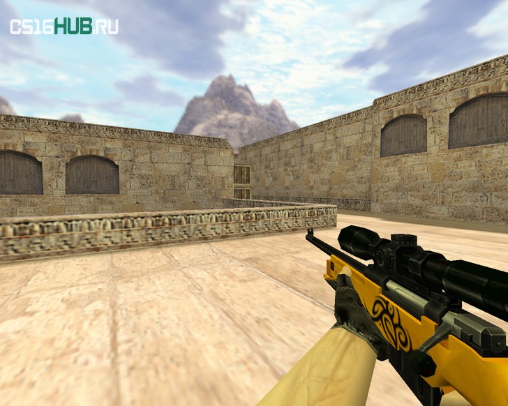 Модель «AWP Золотой» для CS 1.6