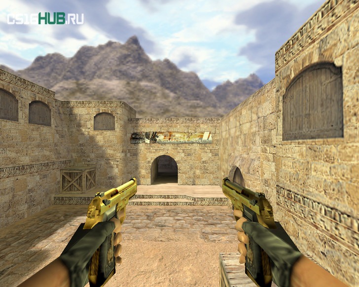 Модель «Dual Elites Золотой» для CS 1.6