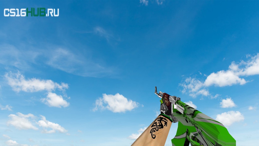 Пак моделей оружия «Green Bump Weapon Pack» для CS 1.6