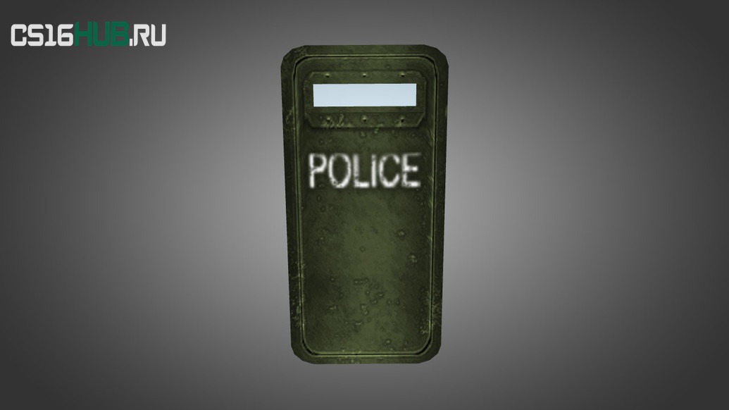 Модель «Green Police Shield» для CS 1.6