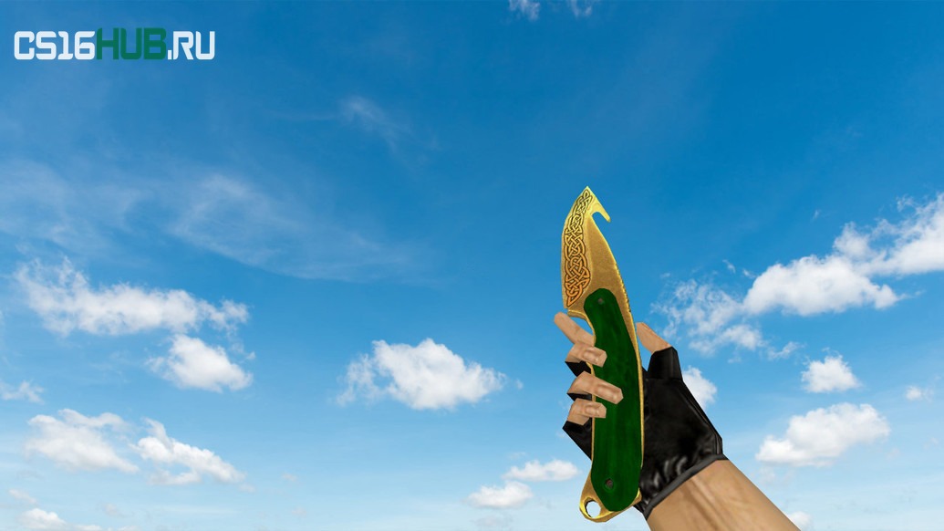 Модель «Нож с лезвием-крюком «Легенды» (Default Gloves)» для CS 1.6