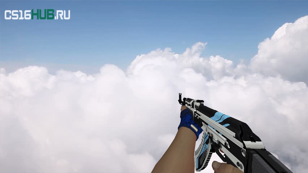 Пак моделей оружия «Hand Wraps Cobalt Skulls Pack» для CS 1.6