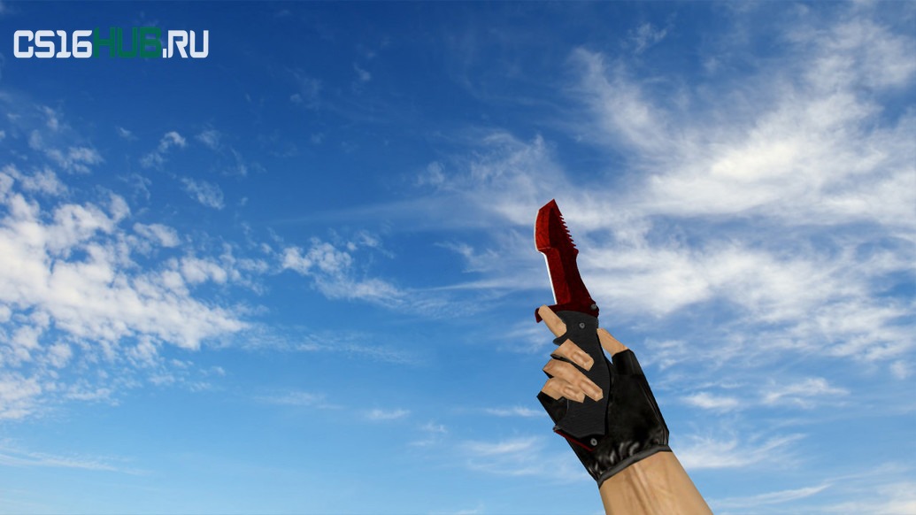 Модель «Охотничий нож Knife «Кровавая паутина»» для CS 1.6