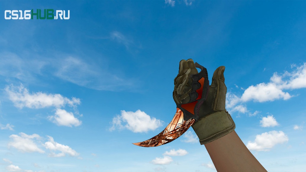 Модель «Karambit Autumn Explosion» для CS 1.6