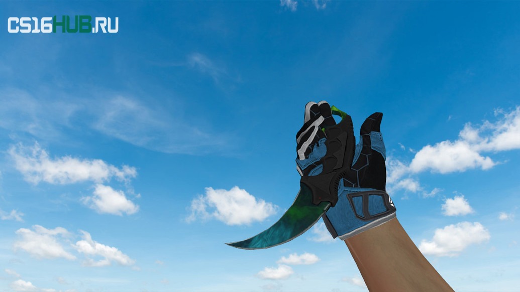 Модель «Karambit Gamma Doppler Phase 3» для CS 1.6