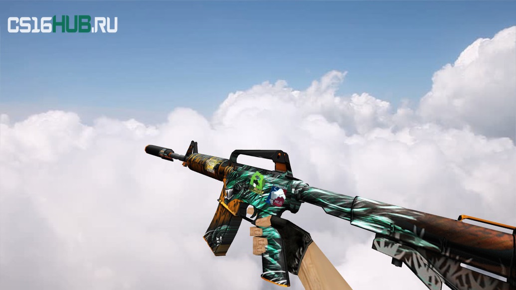 Модель «M4A1 Dark Jungle» для CS 1.6