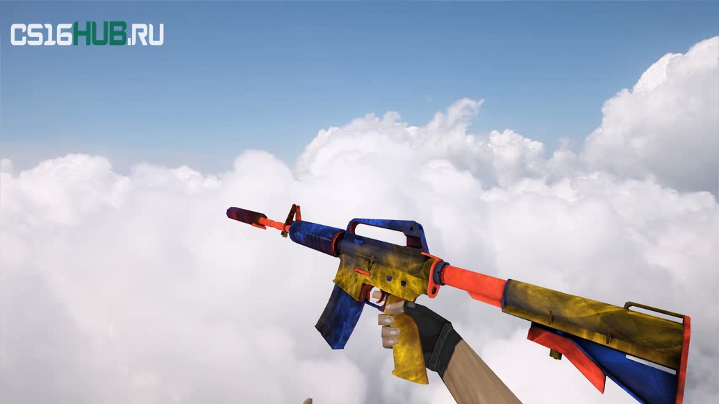 Модель «M4A1 «Мраморный градиент»» для CS 1.6