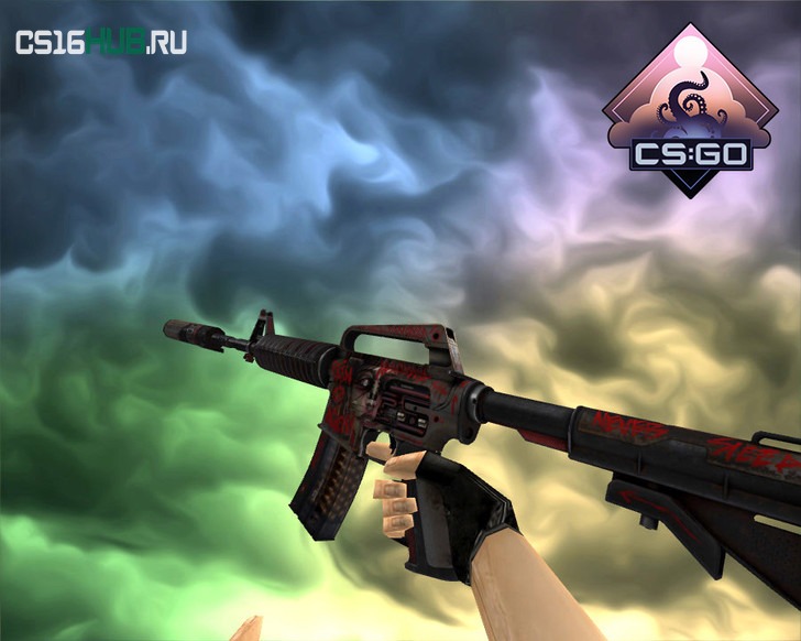 M4A1-S | Ночной ужас (Night Terror) для CS 1.6