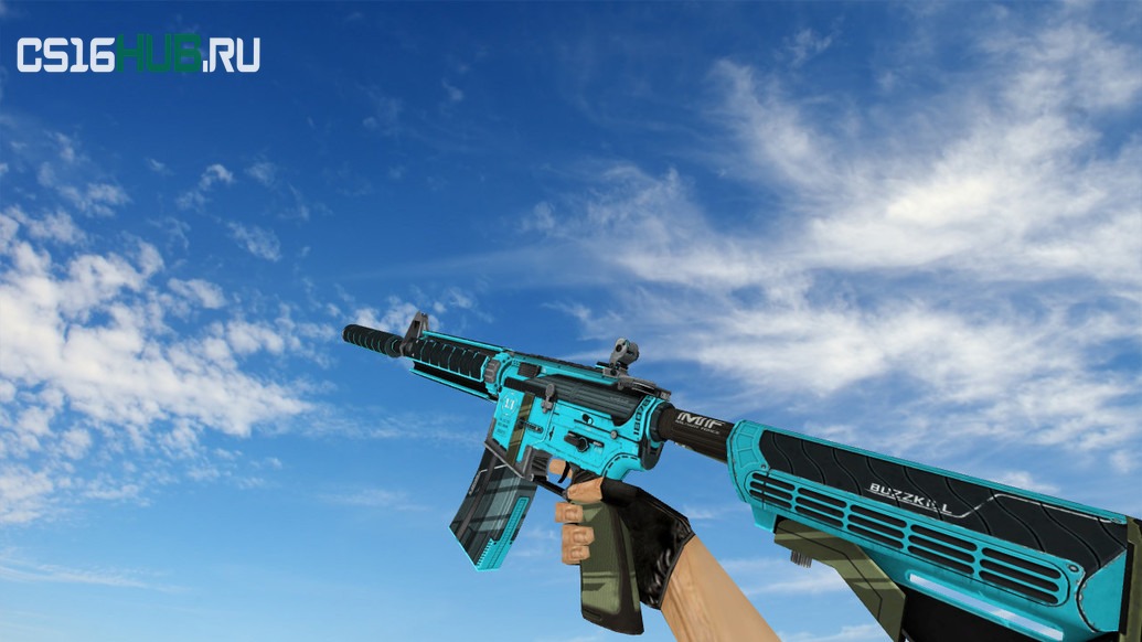 Модель «M4A4 «Облом» Blue Version» для CS 1.6