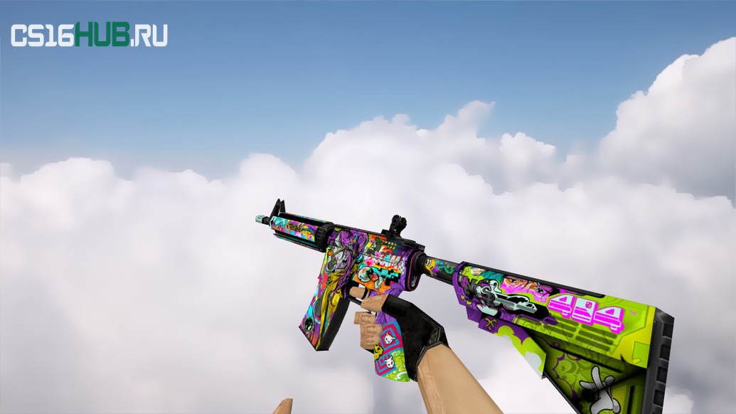 M4A4 | В живом цвете (In Living Color) для CS 1.6