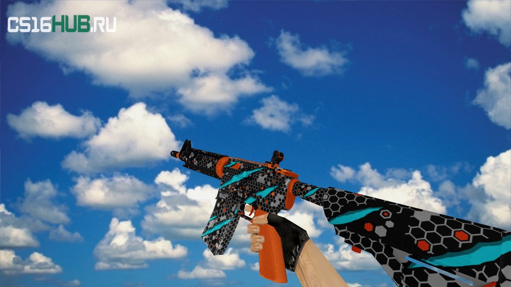 Модель «M4A4 Next Technology» для CS 1.6